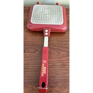 Red Copper FlipWich Non-Stick Stovetop Panini & Sandwich Maker.‎ New - NO - Box